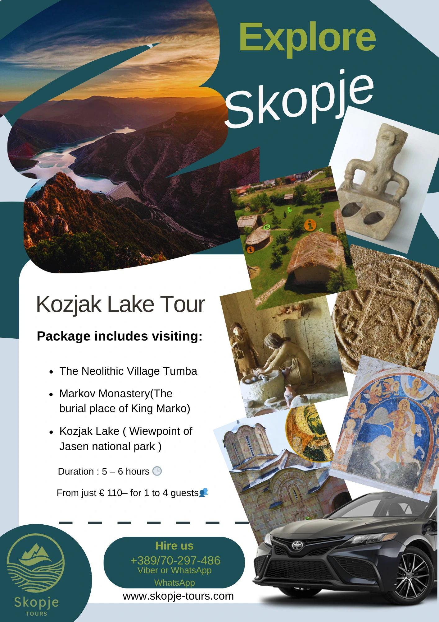 Things to do in Skopje Kozjak Lake Tour