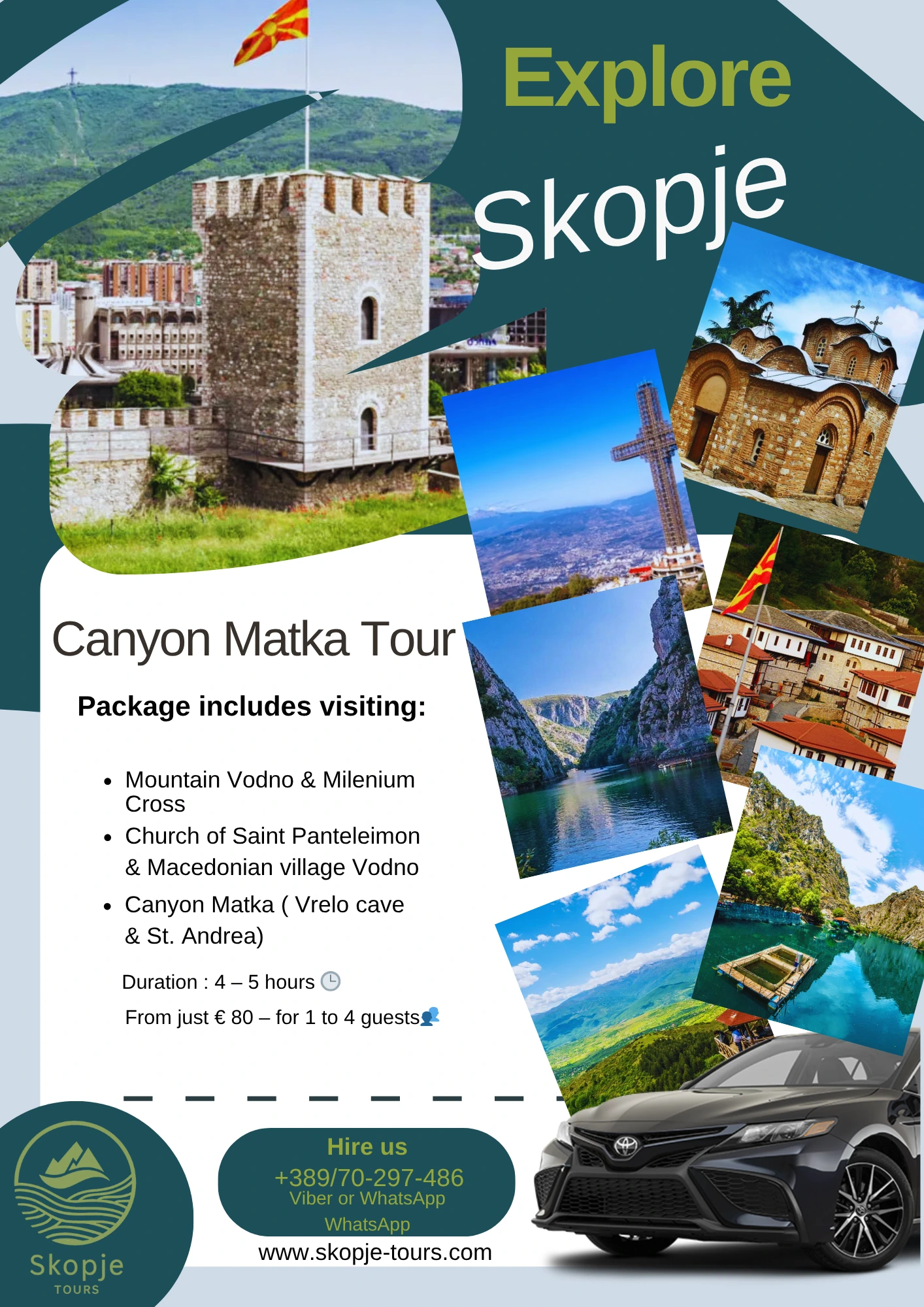 Things to do in Skopje, Skopje Tours And Day Trips, Canyon Matka Tour