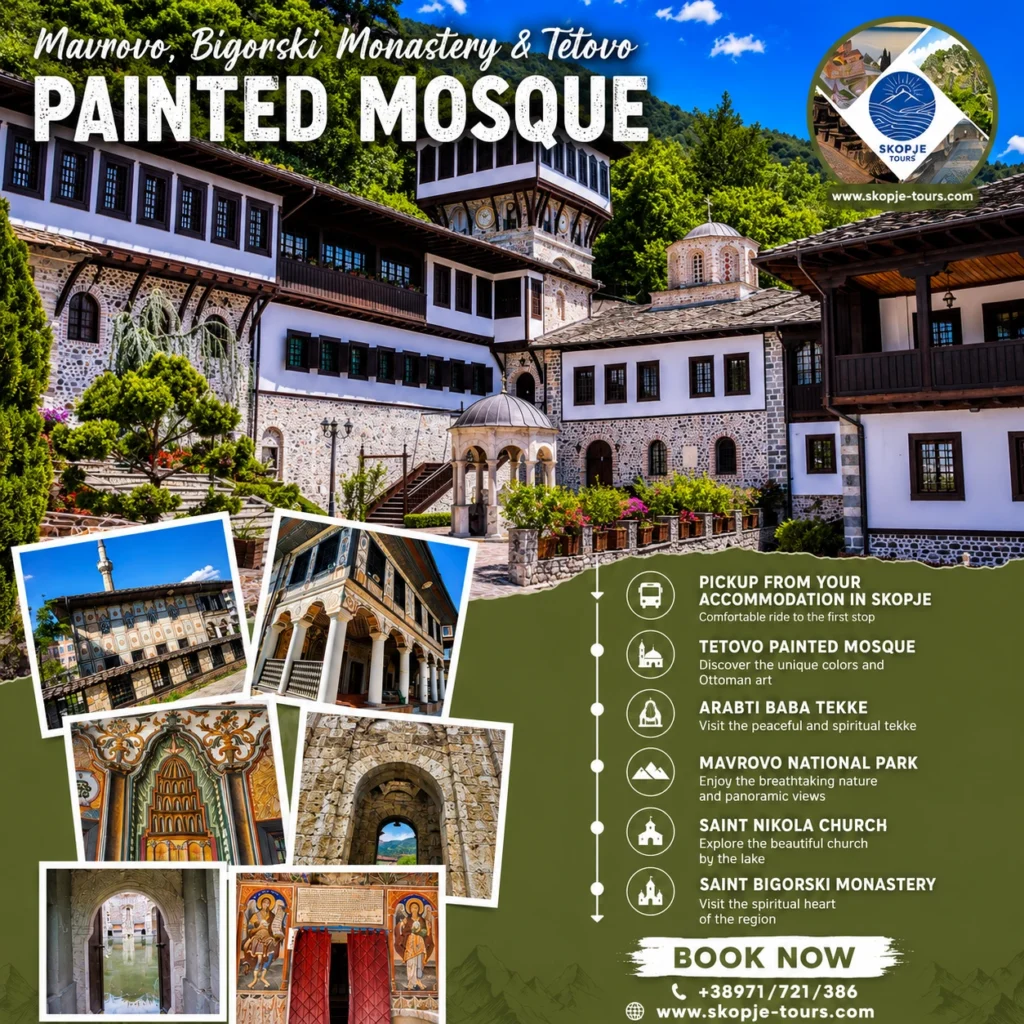 Mavrovo Bigorski Painted Mosque Tour